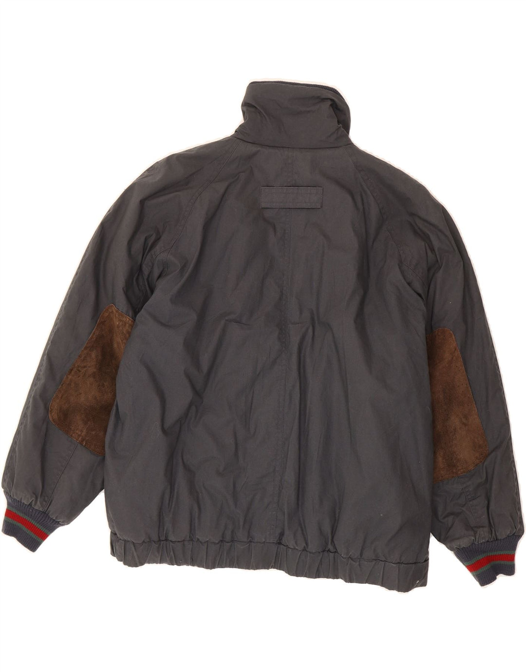 ANGELO LITRICO Mens Padded Bomber Jacket UK 44 2XL Blue Cotton Vintage Angelo Litrico and Second-Hand Angelo Litrico from Messina Hembry 