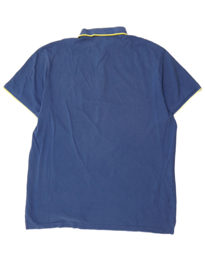 Puma herre poloshirt XL blå bomuld