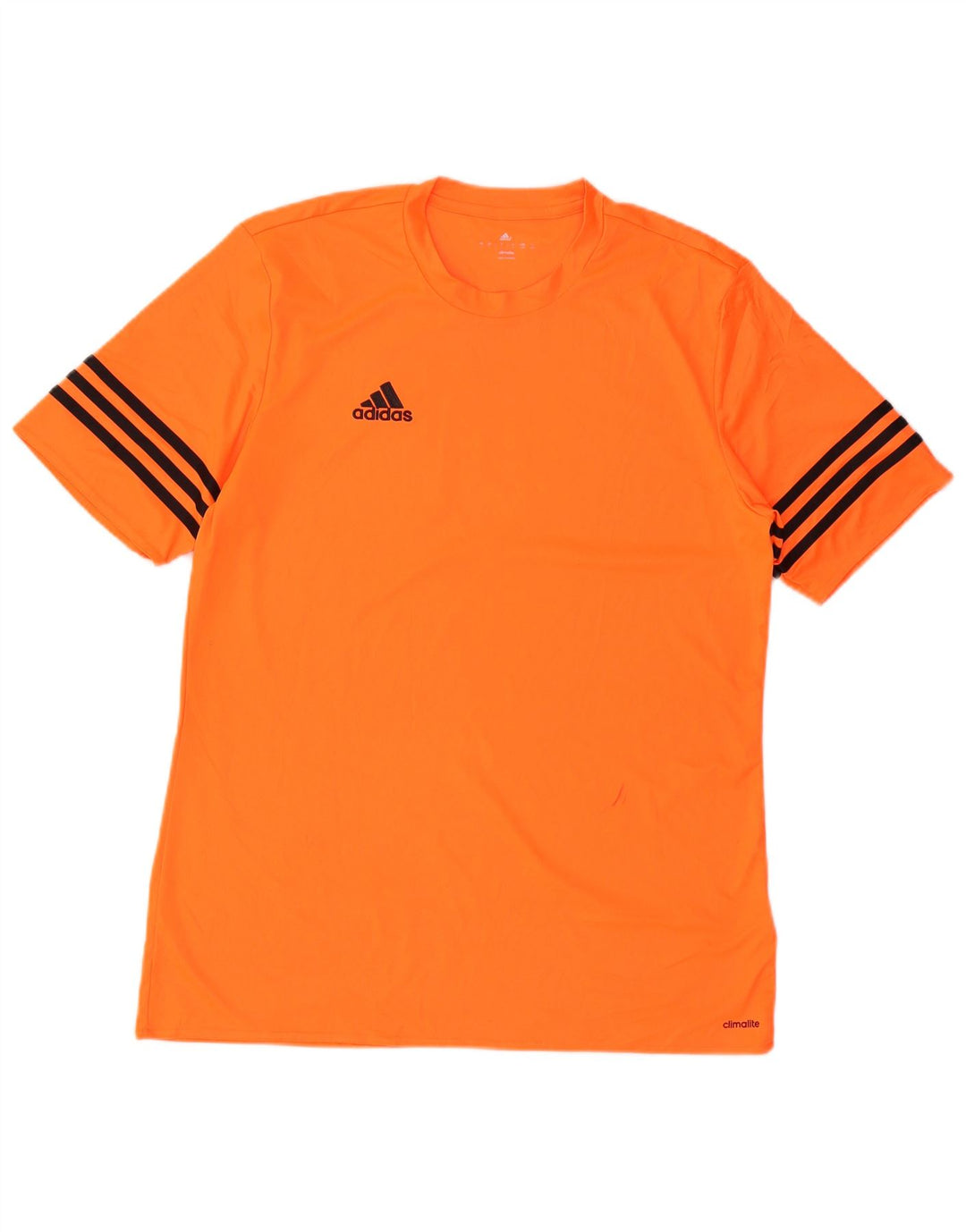 ADIDAS Herre Climalite T-Shirt Top Stor Orange Polyester