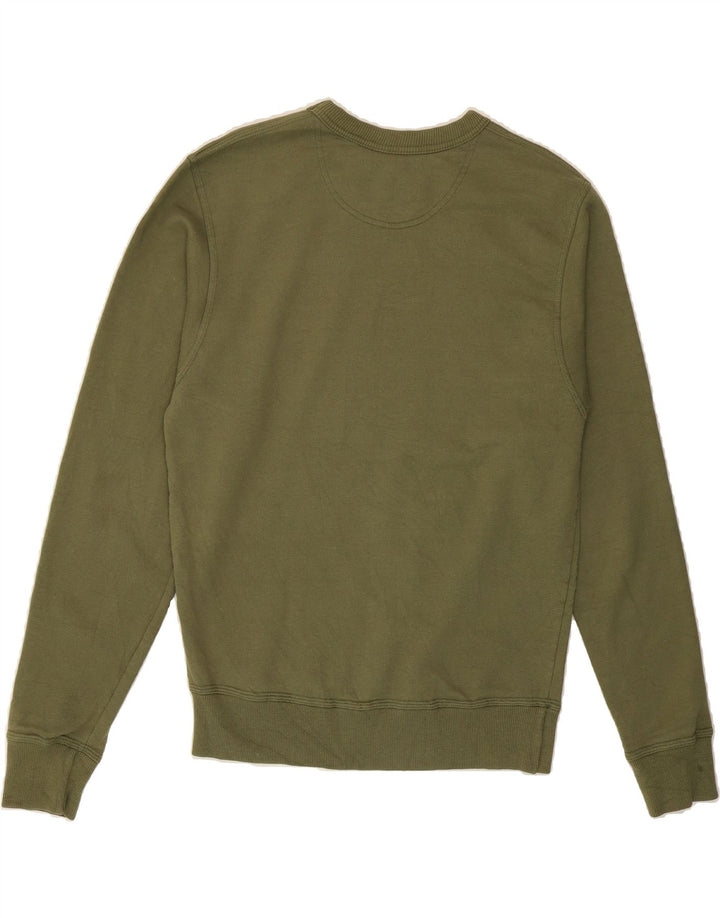 CHAMPION Mens Sweatshirt Jumper Small Green Cotton Vintage Champion and Second-Hand Champion from Messina Hembry 