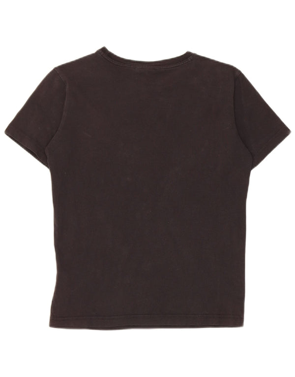 Champion Boys Grafisk T-Shirt Top 11-12 År Stor Sort Bomuld