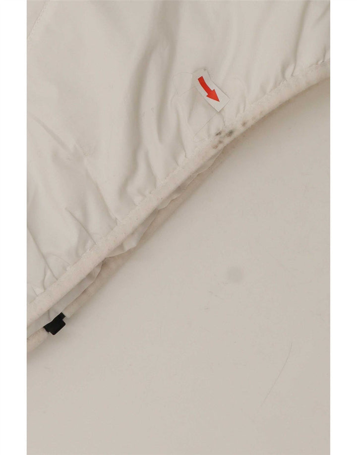 Nike Windbreaker-jakke med hætte til mænd UK 36 Small White Polyester