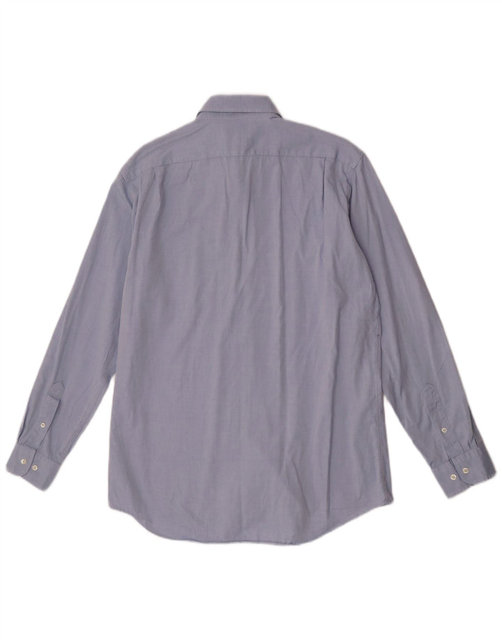 Lacoste Herreskjorte str. 40 Medium Blue Cotton
