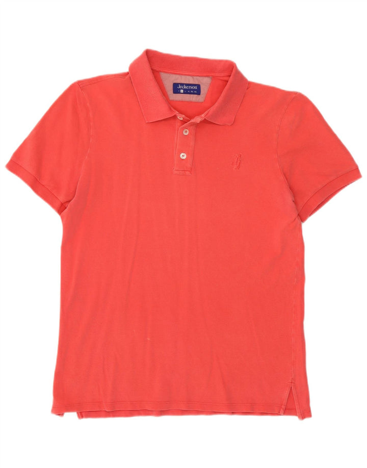 Jeckerson herre poloshirt Medium Pink Bomuld