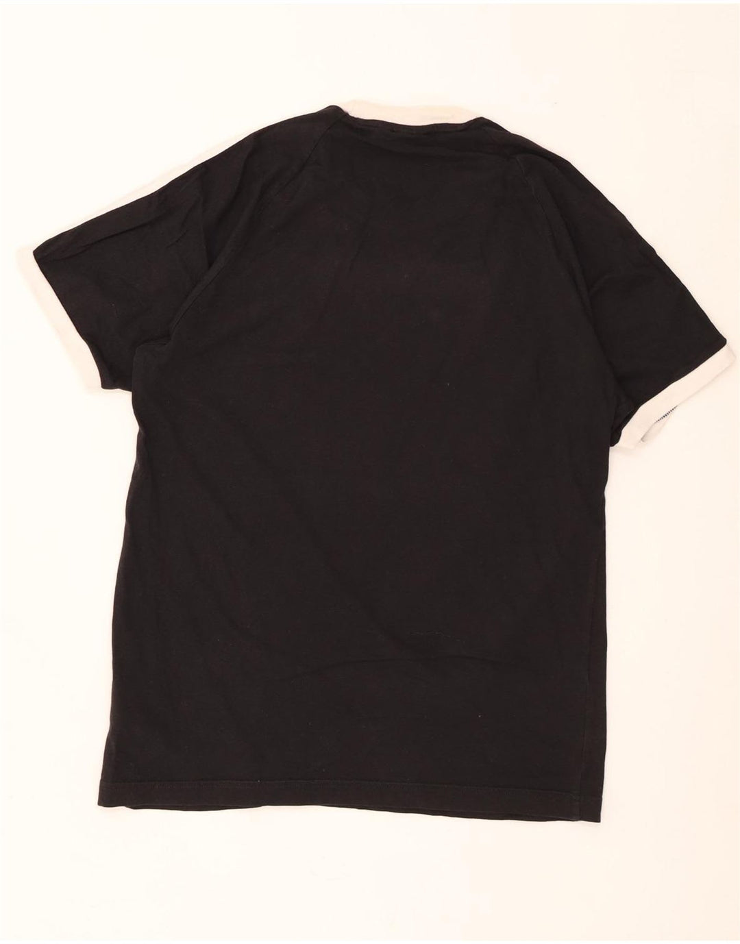 Adidas Herre T-Shirt Top Medium Sort Bomuld