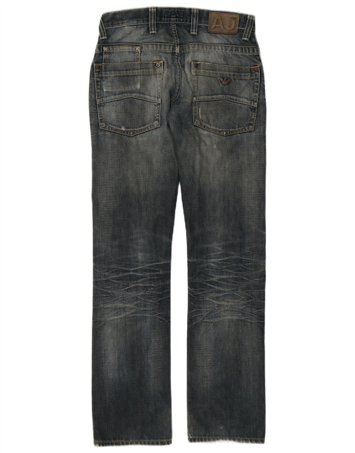 Armani Dame Bootcut Jeans W30 L32 Blå Bomuld