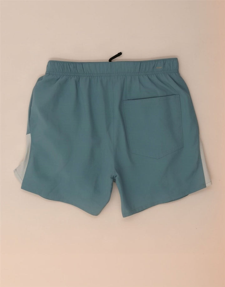 Nike Herre Dri Fit Sportshorts Små Blå Colourblock Polyester