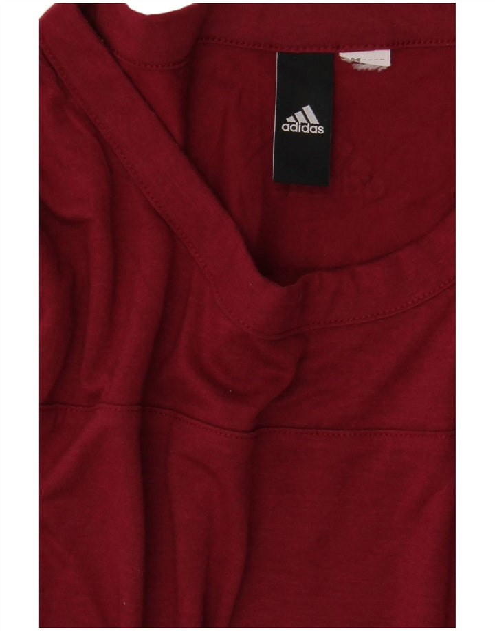 ADIDAS Dame Top 3/4 ærmer UK 16 Large Pink Colourblock