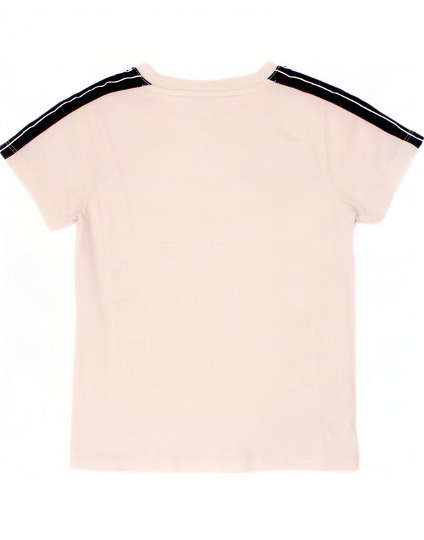 Champion Boys Grafisk T-Shirt Top 7-8 år Lille hvid Colourblock Bomuld