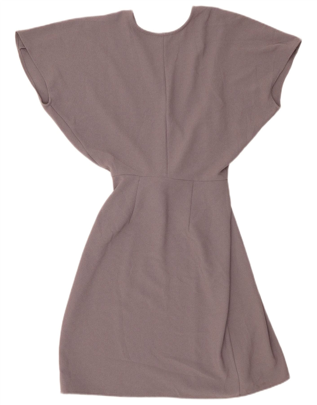 Topshop Dame Batwing Wrap Dress UK 8 Small Grå Polyester