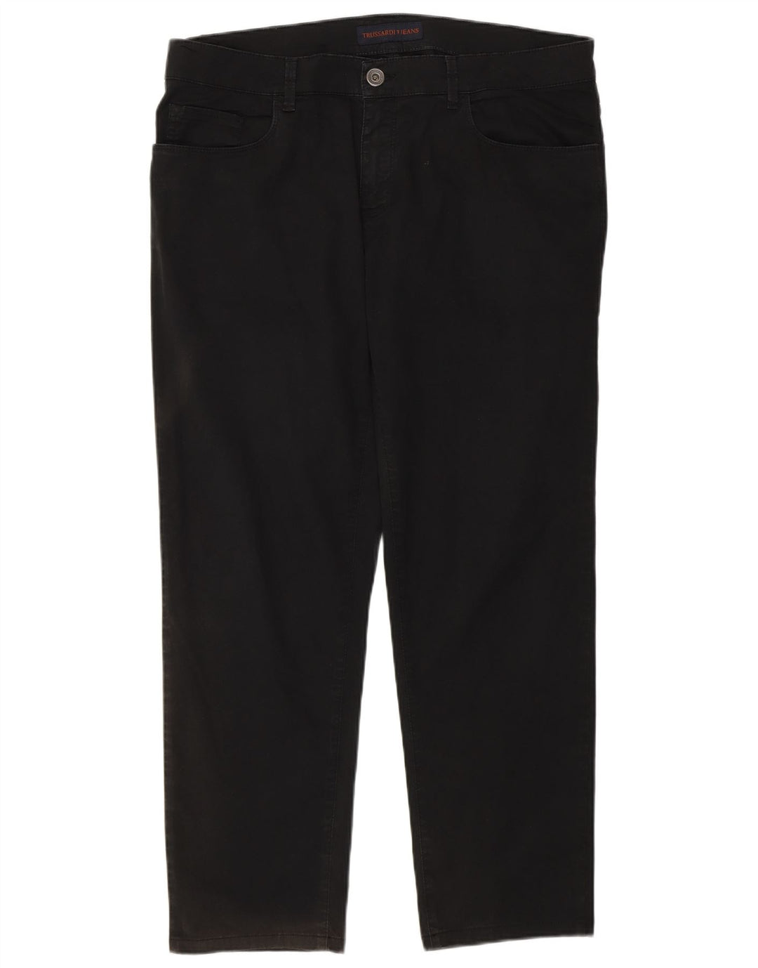 Trussardi Herre Straight Jeans IT 51 Large W37 L28 Sort