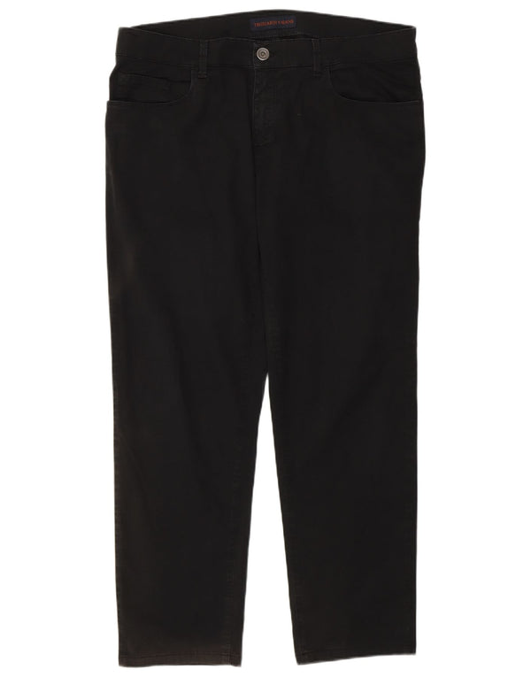Trussardi Herre Straight Jeans IT 51 Large W37 L28 Sort