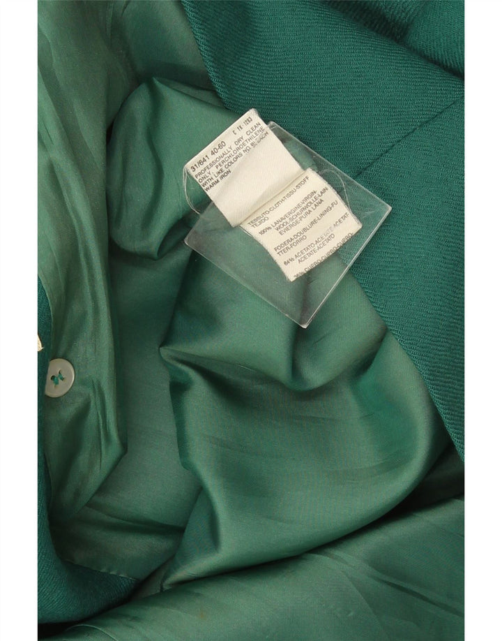 Marella Dame Dobbeltradet Oversized Blazer Jacket UK 10 Small Green
