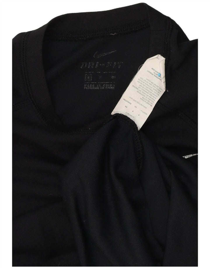 Nike herre Dri Fit T-shirt top lille sort polyester