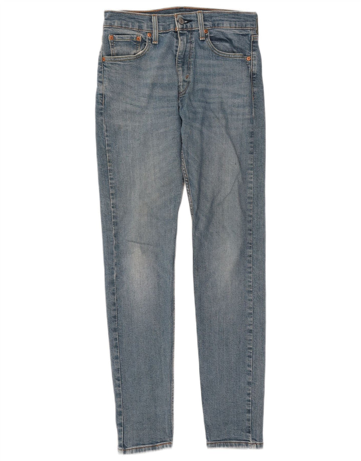 Levi's Womens 512 Slim Tapered Jeans W30 L31 Blå Bomuld