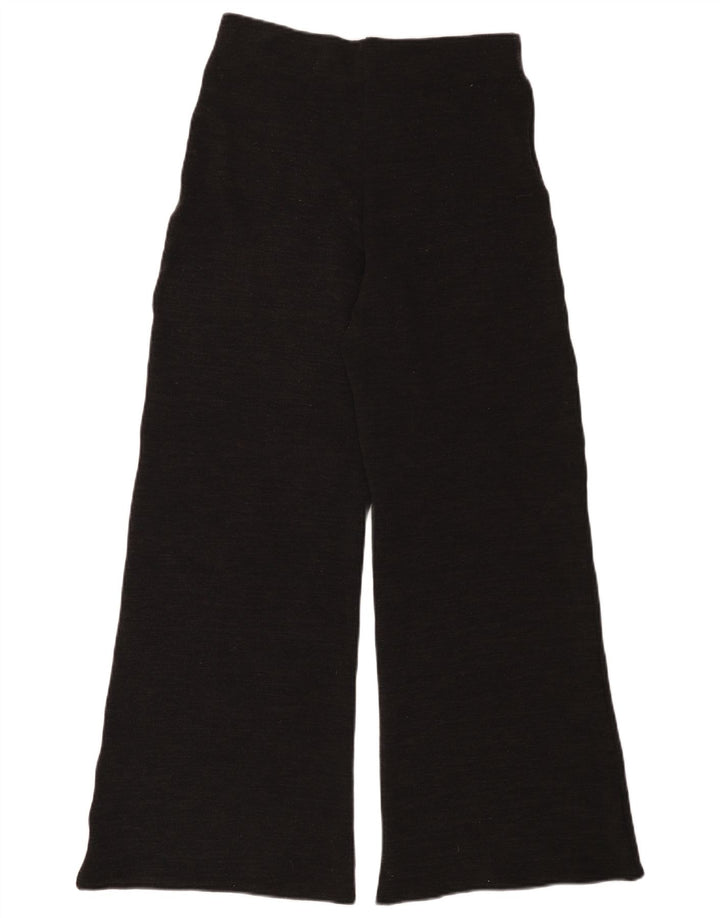 ZARA Kvinder Casual Bukser med brede ben Medium W28 L31 Grå