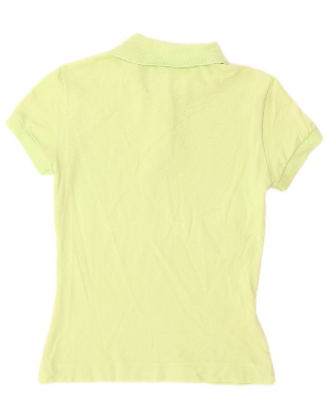 Lacoste Dame Polo Shirt Størrelse 38 Medium Grøn Bomuld
