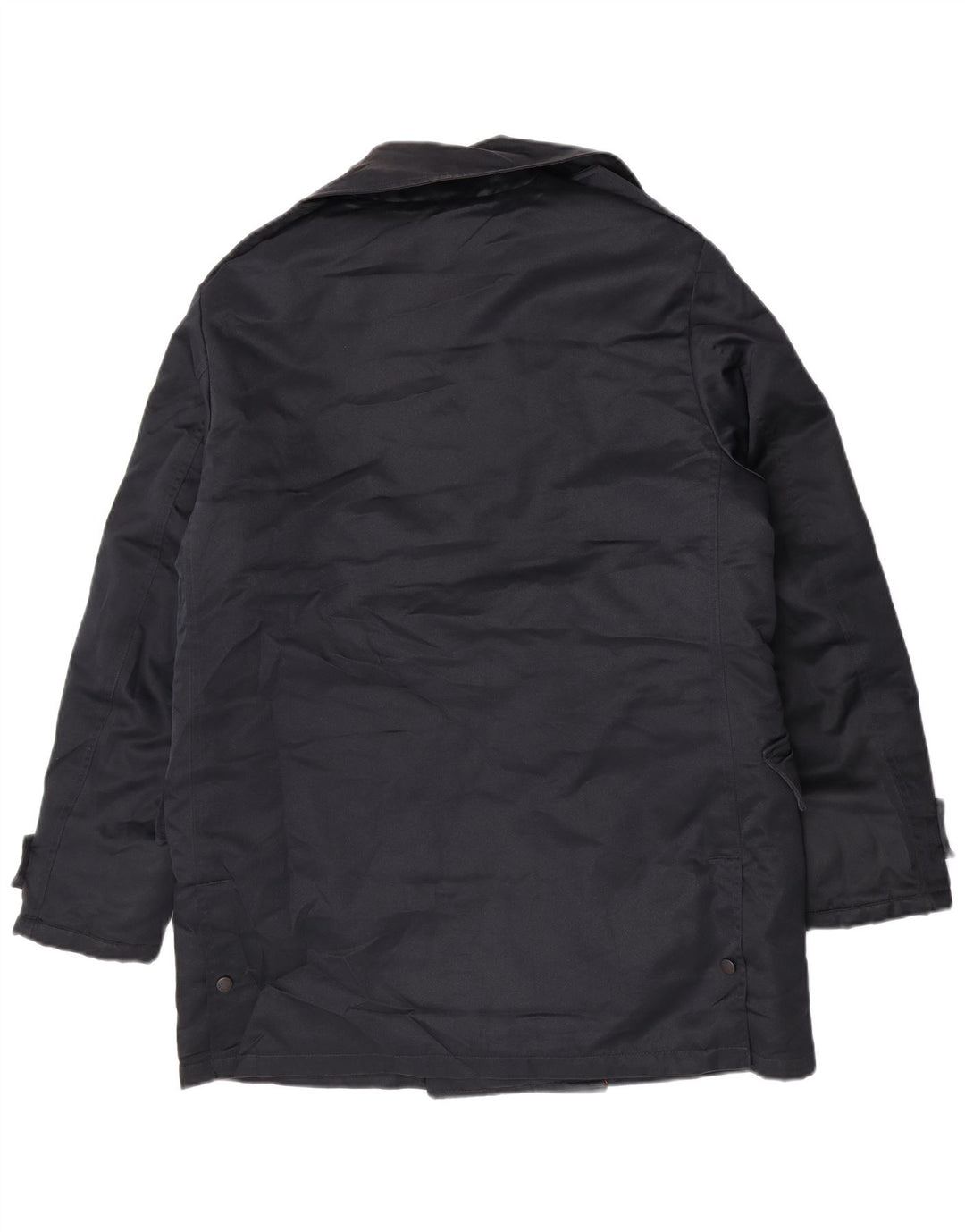 Blauer Herre Dobbeltradet Frakke UK 40 Large Navy Blue Polyester