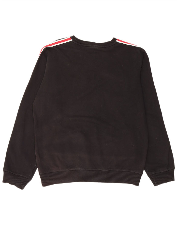 Champion Herre Grafisk Sweatshirt Jumper Stor Sort Bomuld