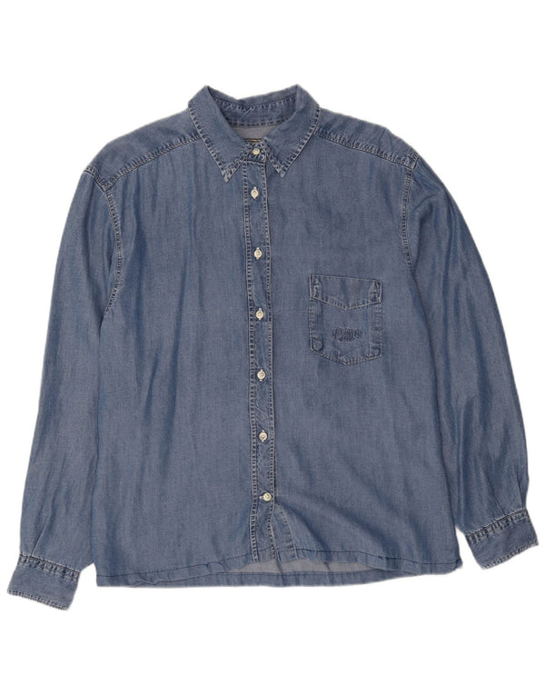 Joop Dame Denim Shirt UK 14 Medium Blue