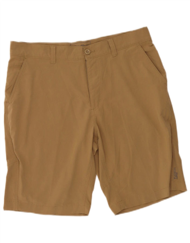 Eddie Bauer Herre Chino Shorts W33 Medium Beige Polyester