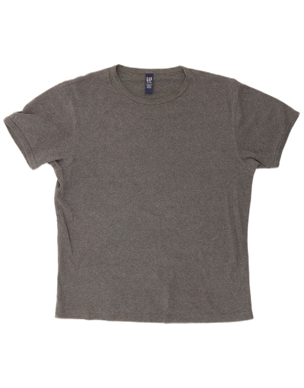Gap Herre T-Shirt Top XL Grå Bomuld