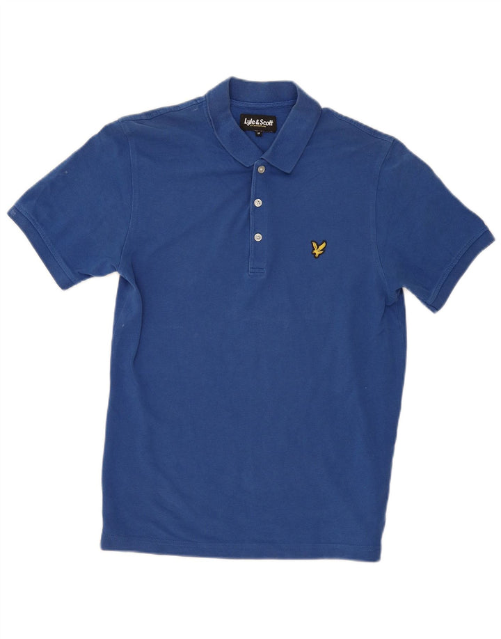 Lyle & Scott herre poloshirt mellemblå bomuld