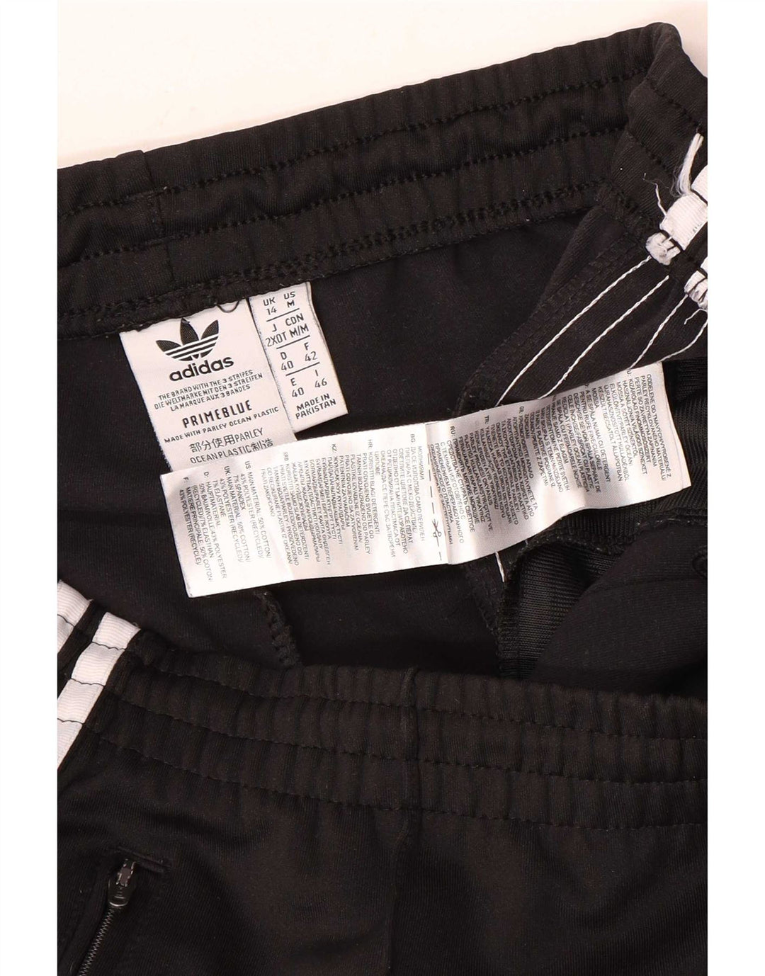 Adidas Dame træningsdragt Bukser UK 14 Medium Sort Bomuld