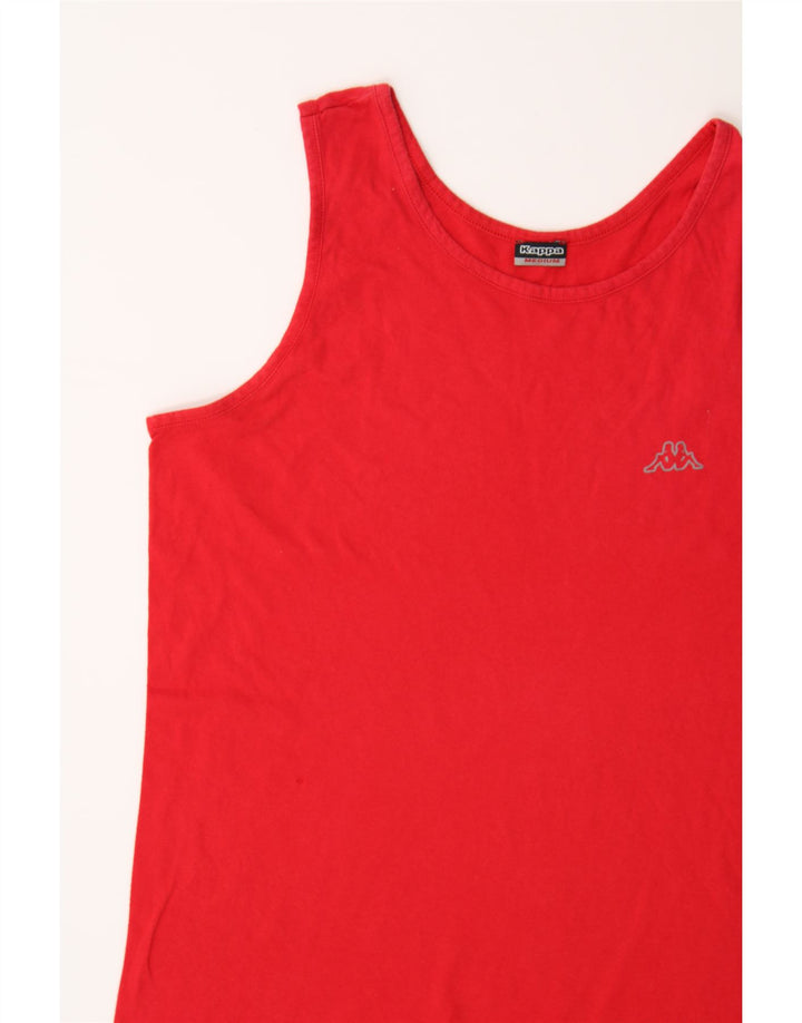 KAPPA Damevest Top UK 14 Medium Rød