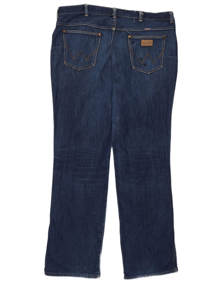 Wrangler Straight Jeans til mænd W40 L31 Marineblå