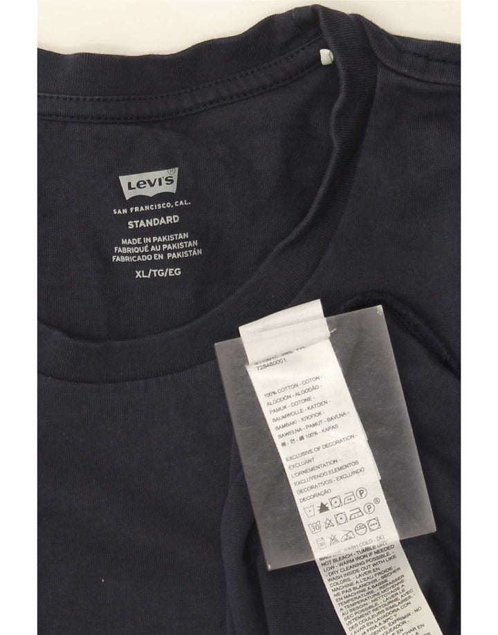 Levi's Standard Top Langærmet XL Marineblå Bomuld