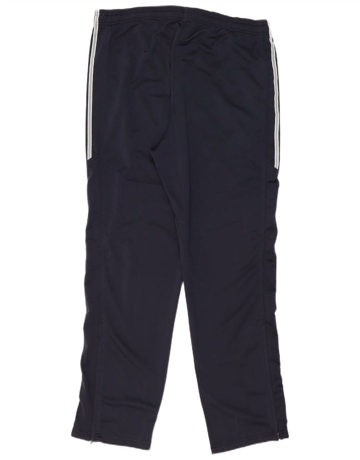 ADIDAS Træningsdragtsbukser til mænd UK 44/46 Large Navy Blue Polyester