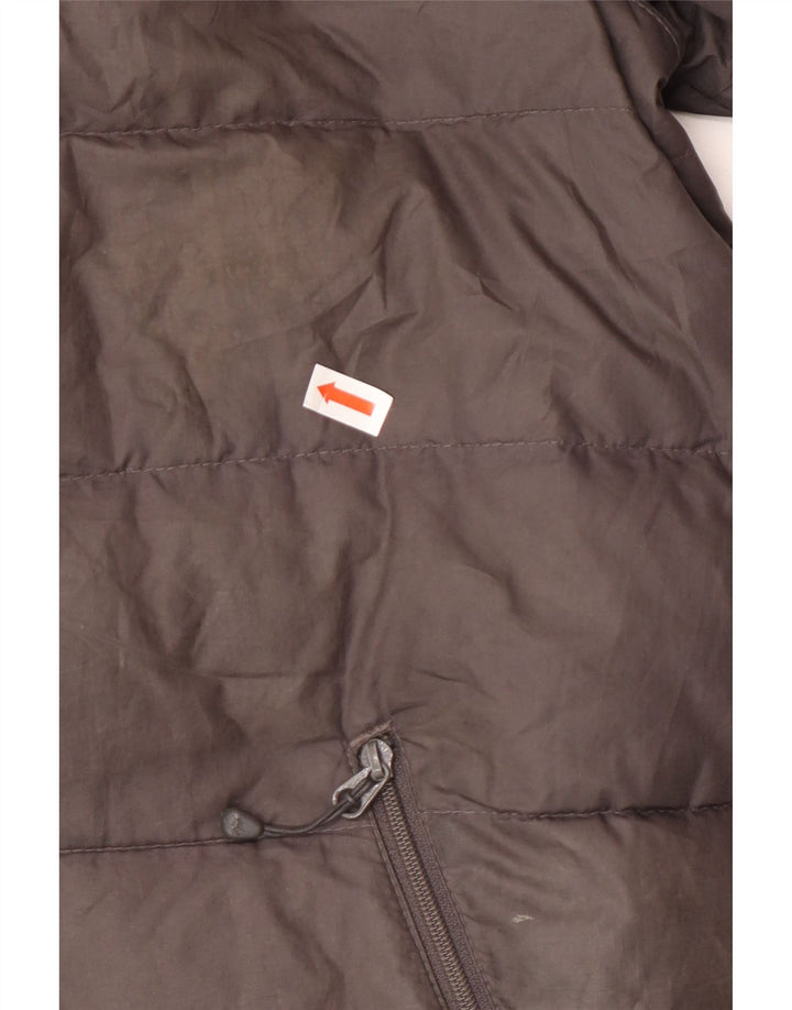 Jack Wolfskin Herre hættepolstret jakke UK 40/42 Stor grå polyester