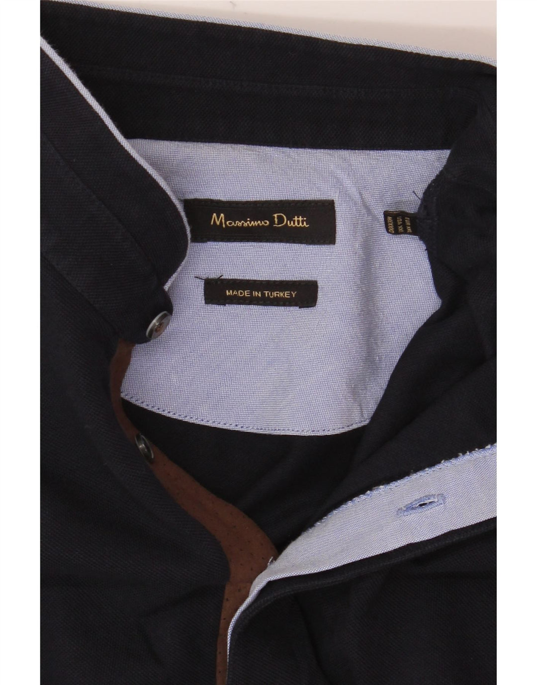 Massimo Dutti herre poloskjorte 2XL marineblå