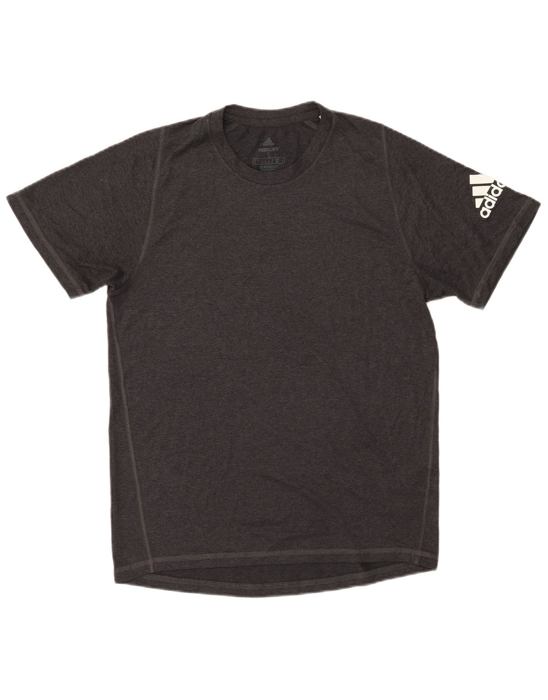 Adidas Herre Aeroready Grafisk T-Shirt Top Lille Grå Polyester