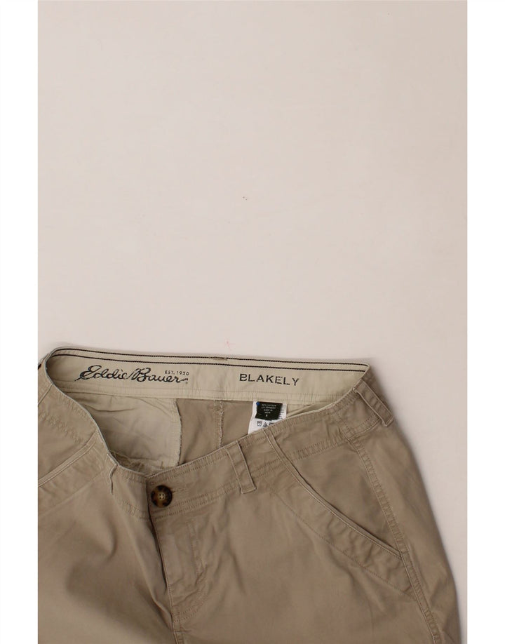 EDDIE BAUER Womens Blakely Fit Chino Shorts US 6 Medium W32 Beige Cotton Vintage Eddie Bauer and Second-Hand Eddie Bauer from Messina Hembry 