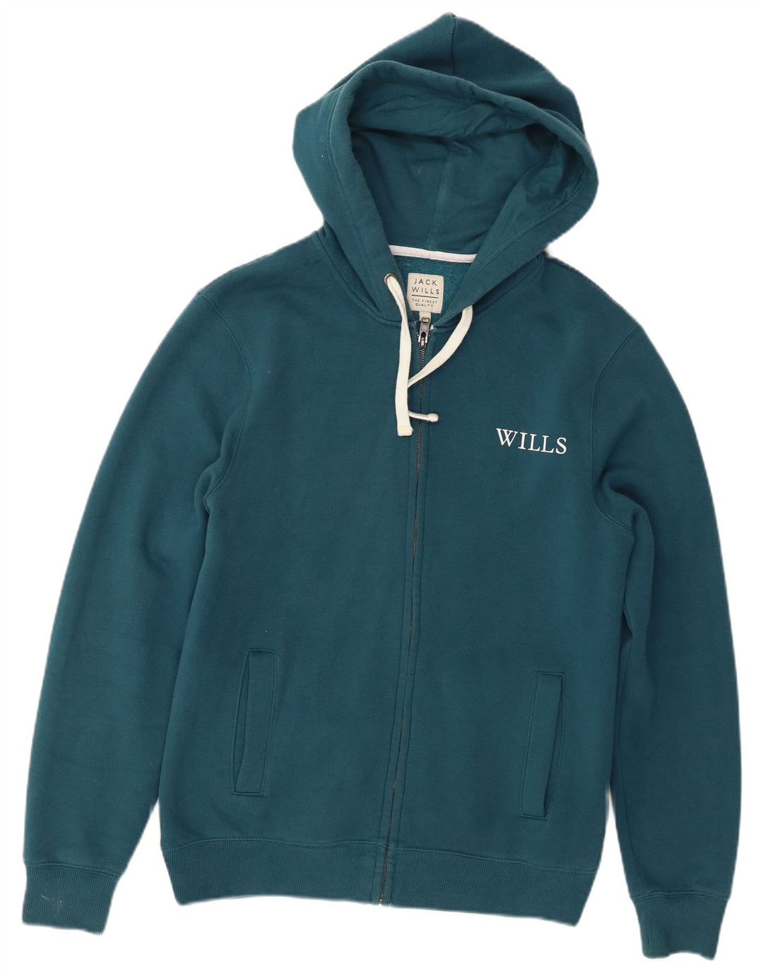 Jack Wills Hættetrøje med lynlås til mænd Medium turkis bomuld