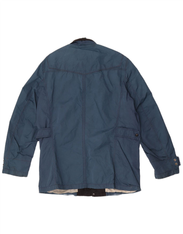 Hugo Boss Herre Utility Jacket EU 54 2XL Blå Polyamid