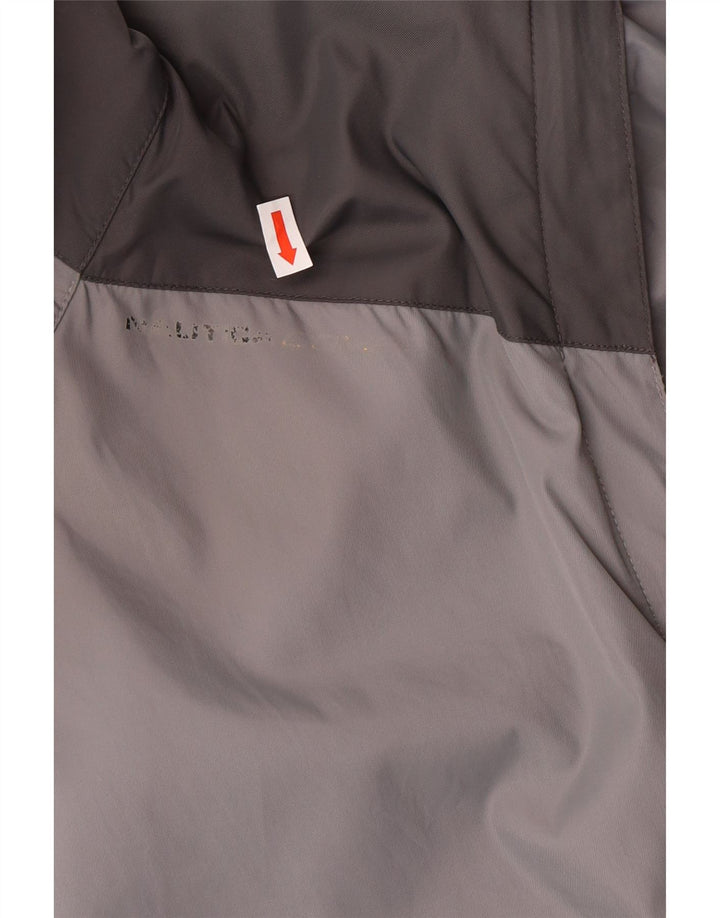 NAUTICA Mens Reversible Jacket UK 42 XL Grey Colourblock Nylon