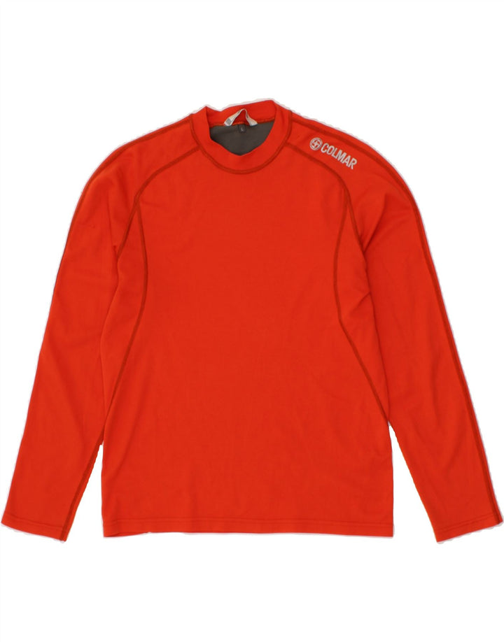 COLMAR Womens Top Long Sleeve UK 16 Large Orange Polyester Vintage Colmar and Second-Hand Colmar from Messina Hembry 