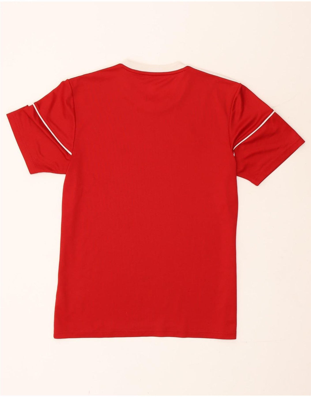 Adidas Herre Climalite T-Shirt Top Lille Rød Polyester