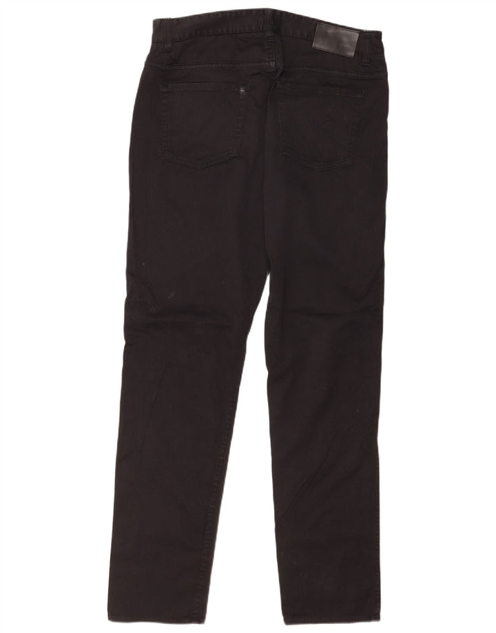 Hugo Boss Herre Slim Jeans W34 L34 Sort Bomuld