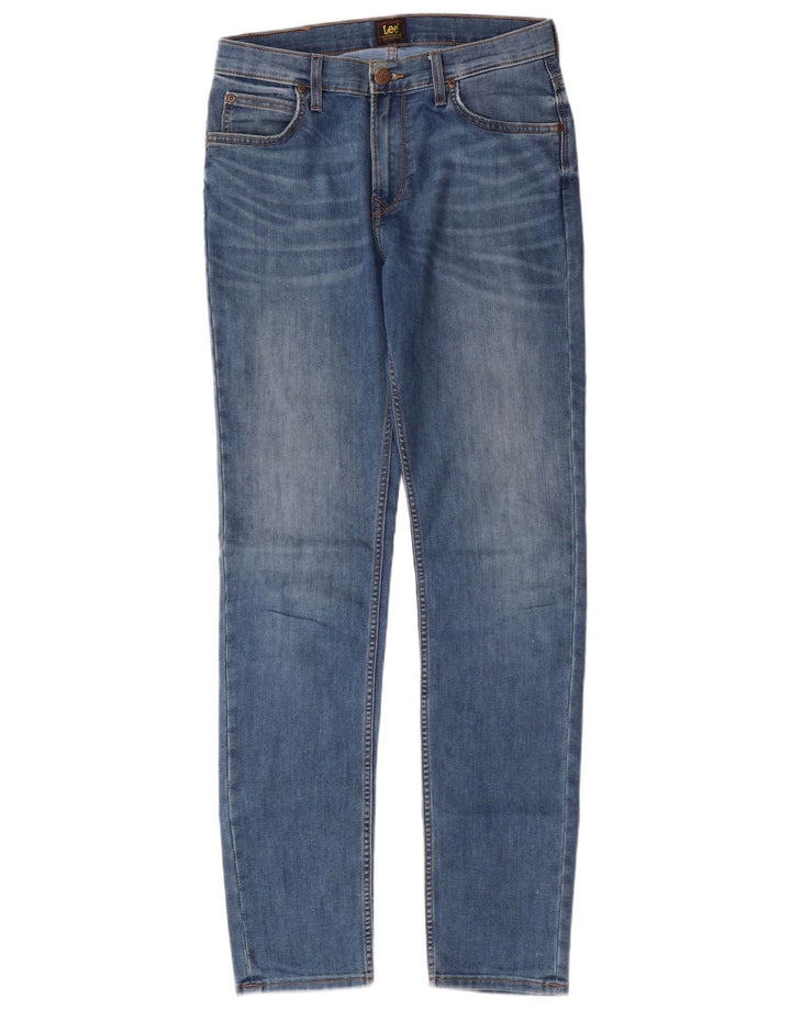 Lee Dame Rider Slim Jeans W30 L34 Blå Bomuld
