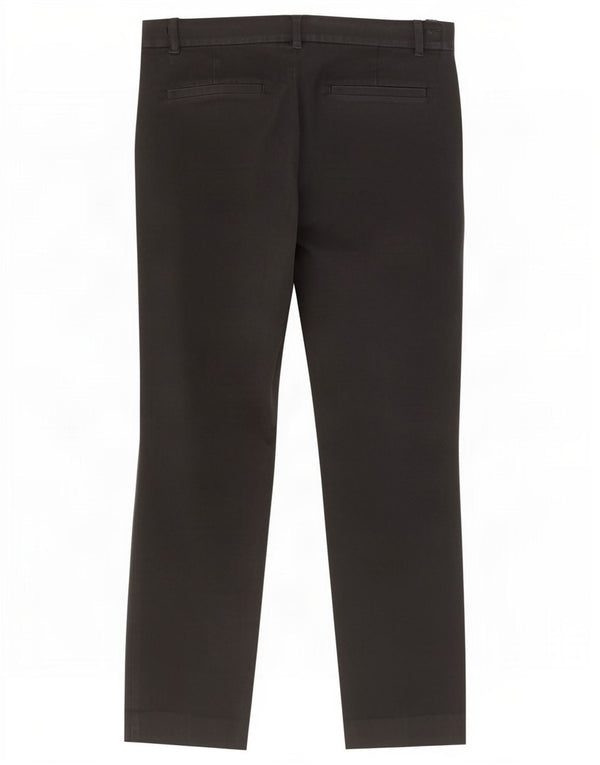 Gap Womens Slim Cropped Trousers US 8 Medium W30 L25 Black Bomuld