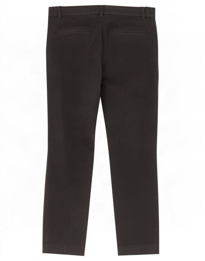 Gap Womens Slim Cropped Trousers US 8 Medium W30 L25 Black Bomuld