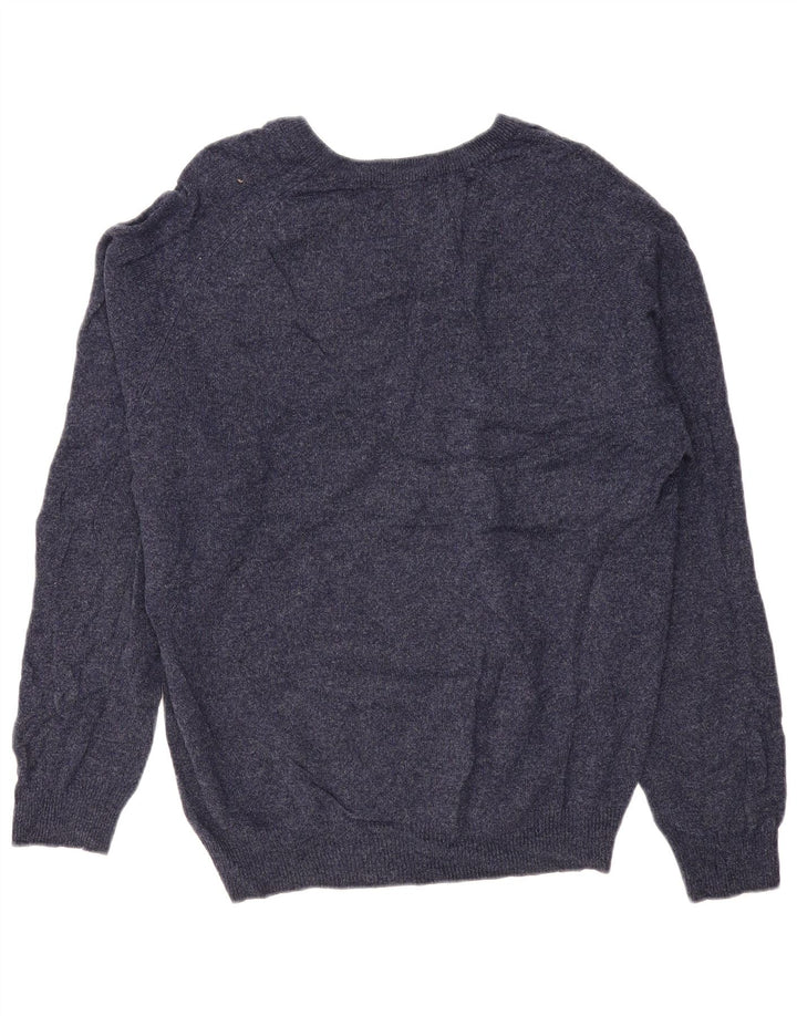 Marks & Spencer Herre Blue Harbor V-hals sweater Large Navy Blue