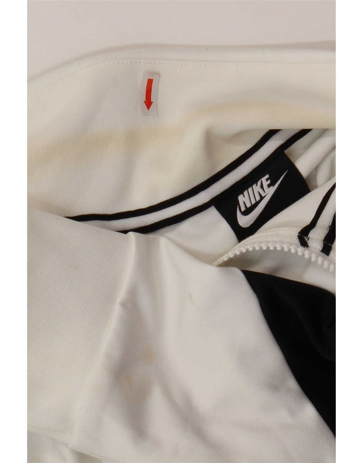 Nike Grafisk træningsdragt til mænd Topjakke Medium White Colourblock Polyester