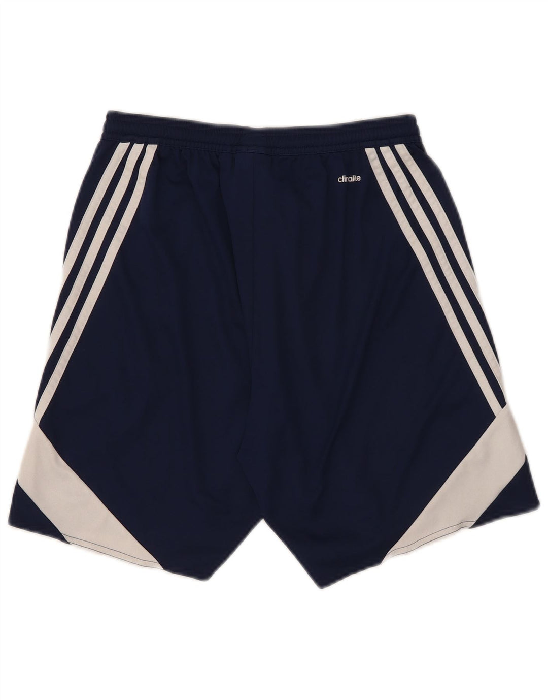 Adidas Herre Climalite Sportshorts Small Navy Blue Colourblock Polyester
