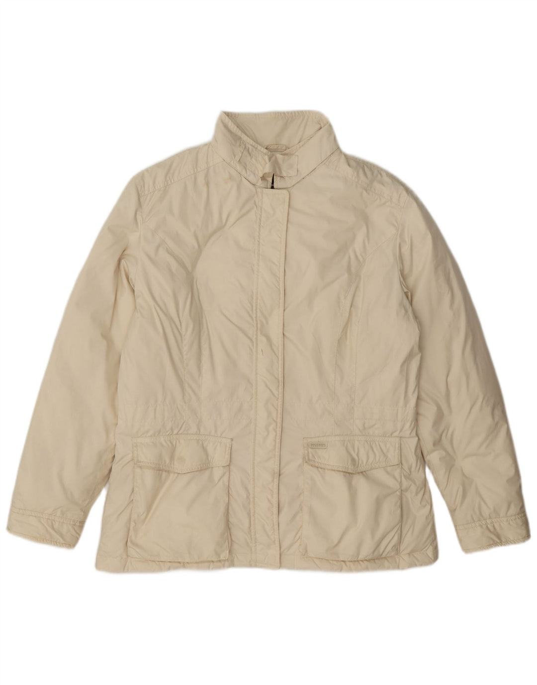 Paul & Shark Womens Utility Jacket UK 18 XL Off White Polyester Classic