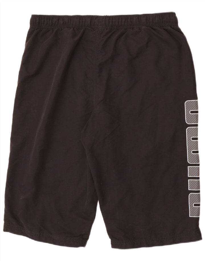 Puma Herre grafiske sportsshorts Large Sort
